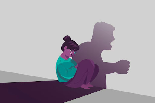 Illustration of isolated person